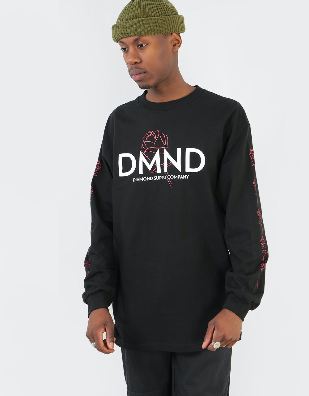 Diamond Dmnd Amour L/S T-Shirt - Black