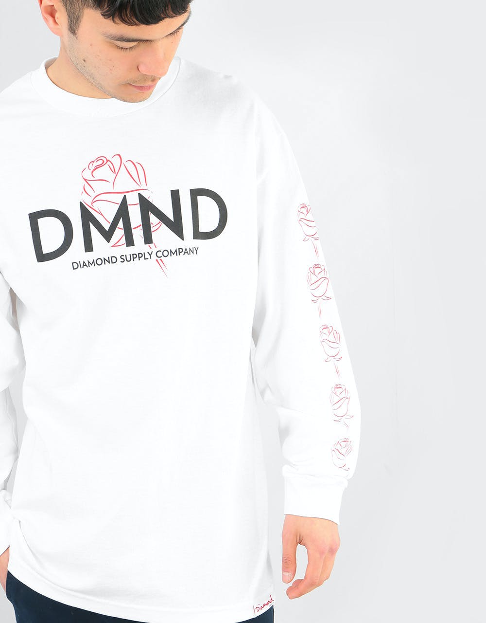 Diamond Dmnd Amour L/S T-Shirt - White