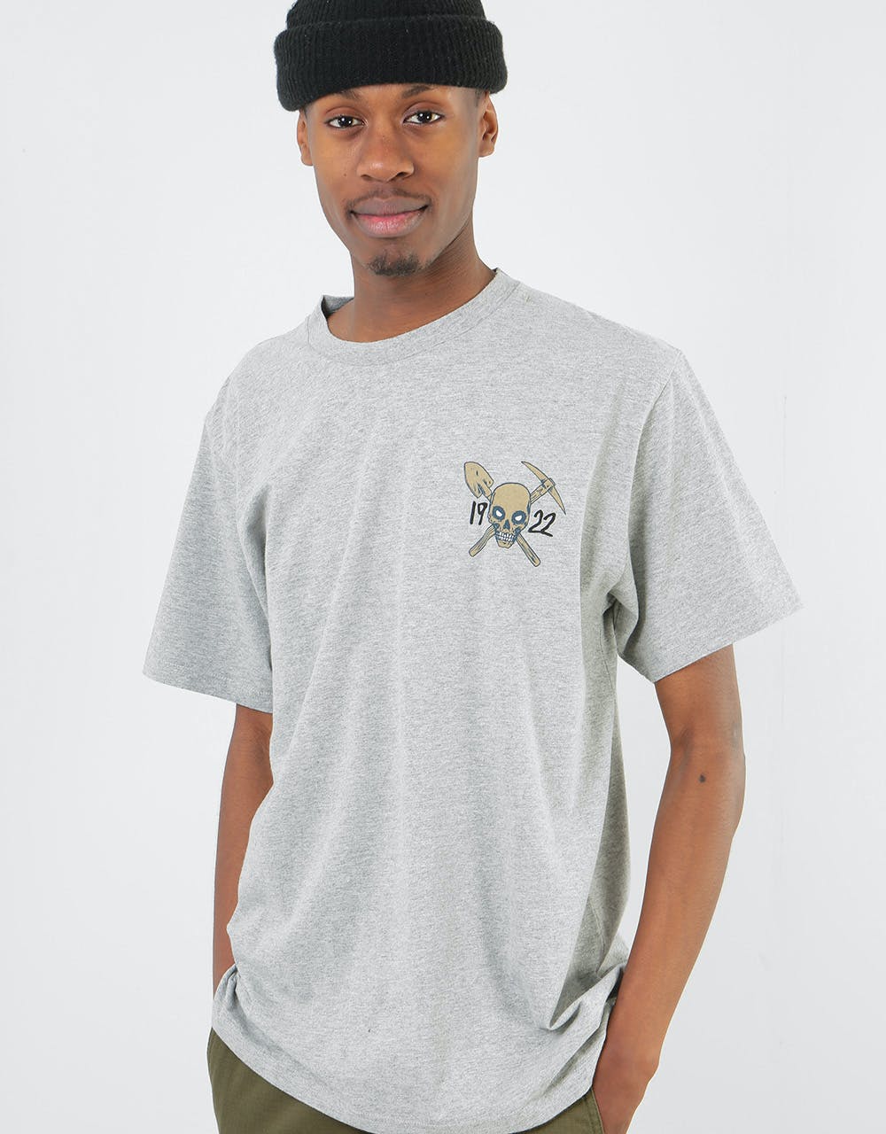 Dickies x Fos Elmont T-Shirt - Grey Melange