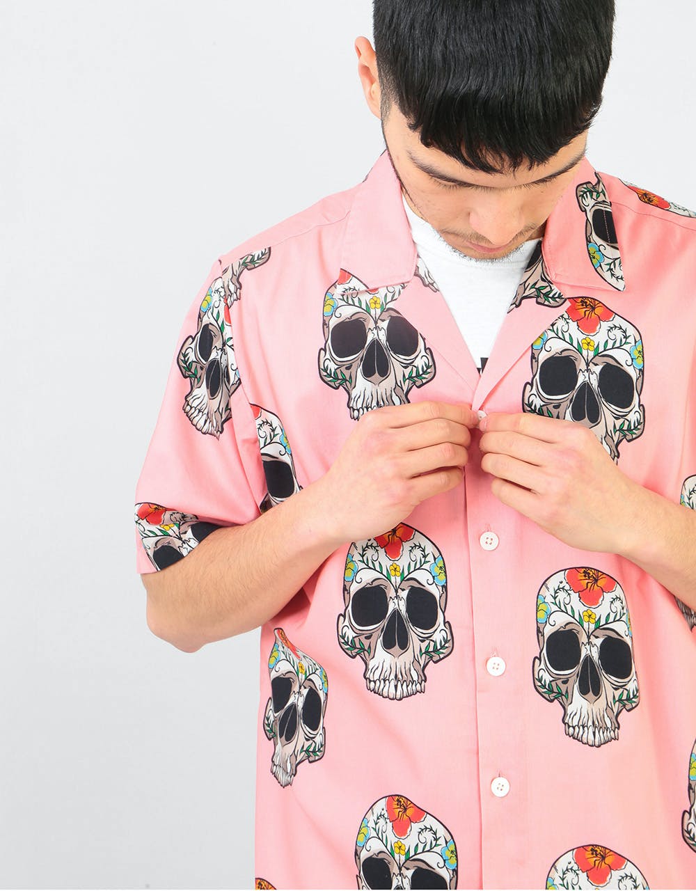 Dickies Blossvale S/S Shirt - Flamingo