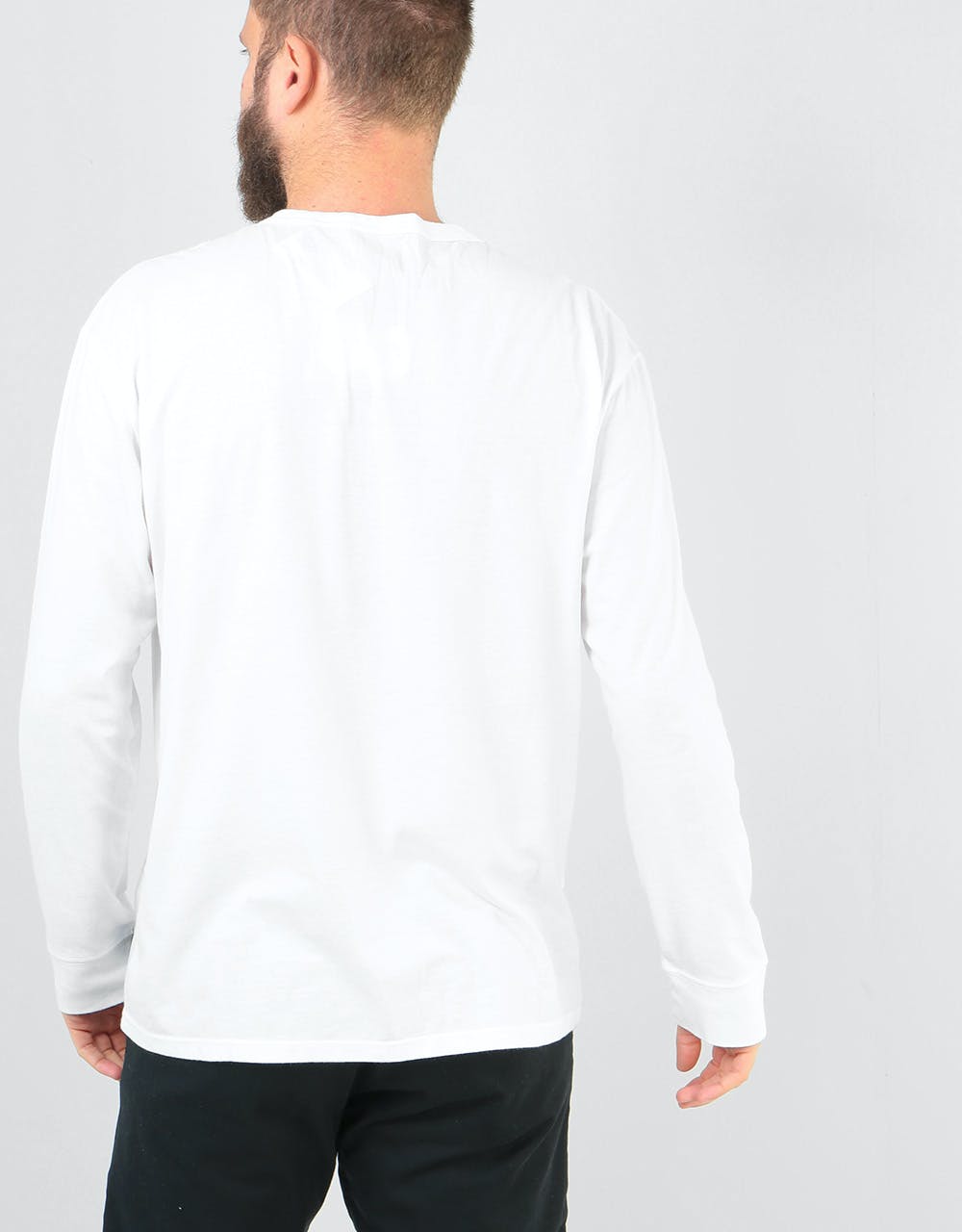 Levi's Skateboarding Graphic L/S T-Shirt - White Core/Batwing Black