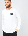 Levi's Skateboarding Graphic L/S T-Shirt - White Core/Batwing Black