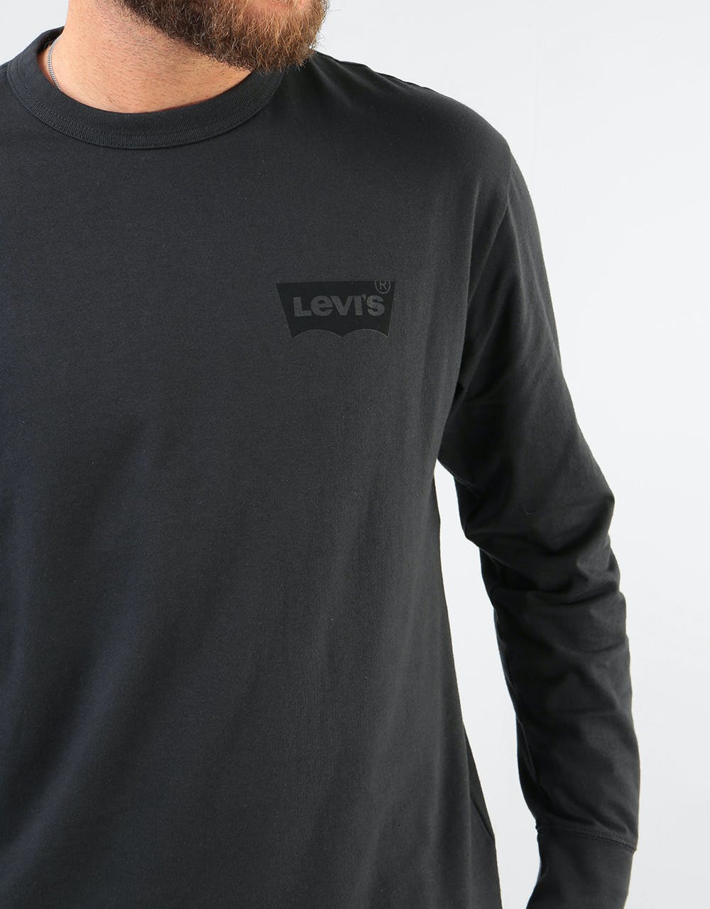 Levi's Skateboarding Graphic L/S T-Shirt - Black Core/Batwing Black