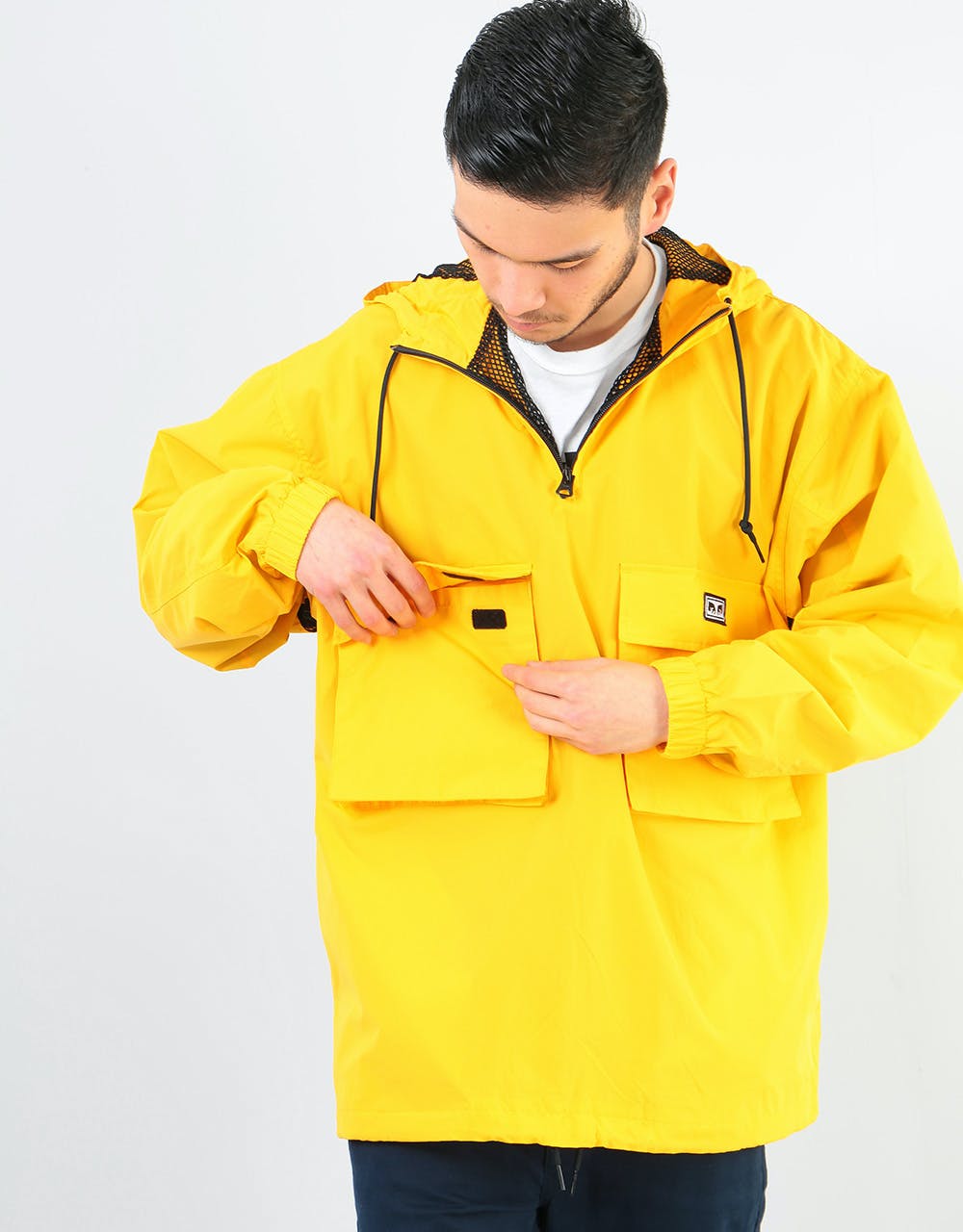 Obey Inlet Anorak  - Energy Yellow