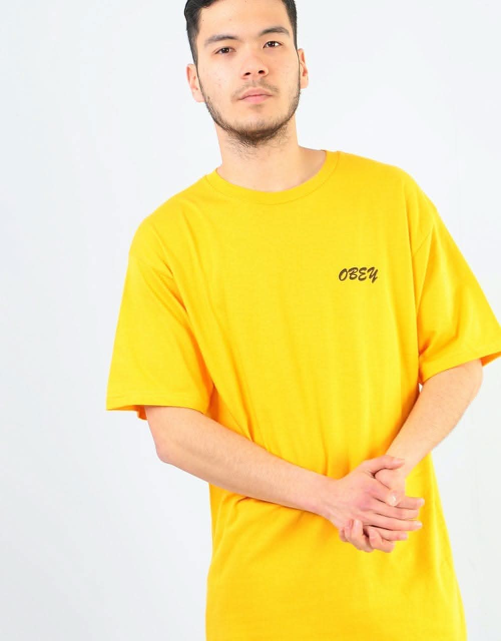 Obey Soundsystem T-Shirt - Gold