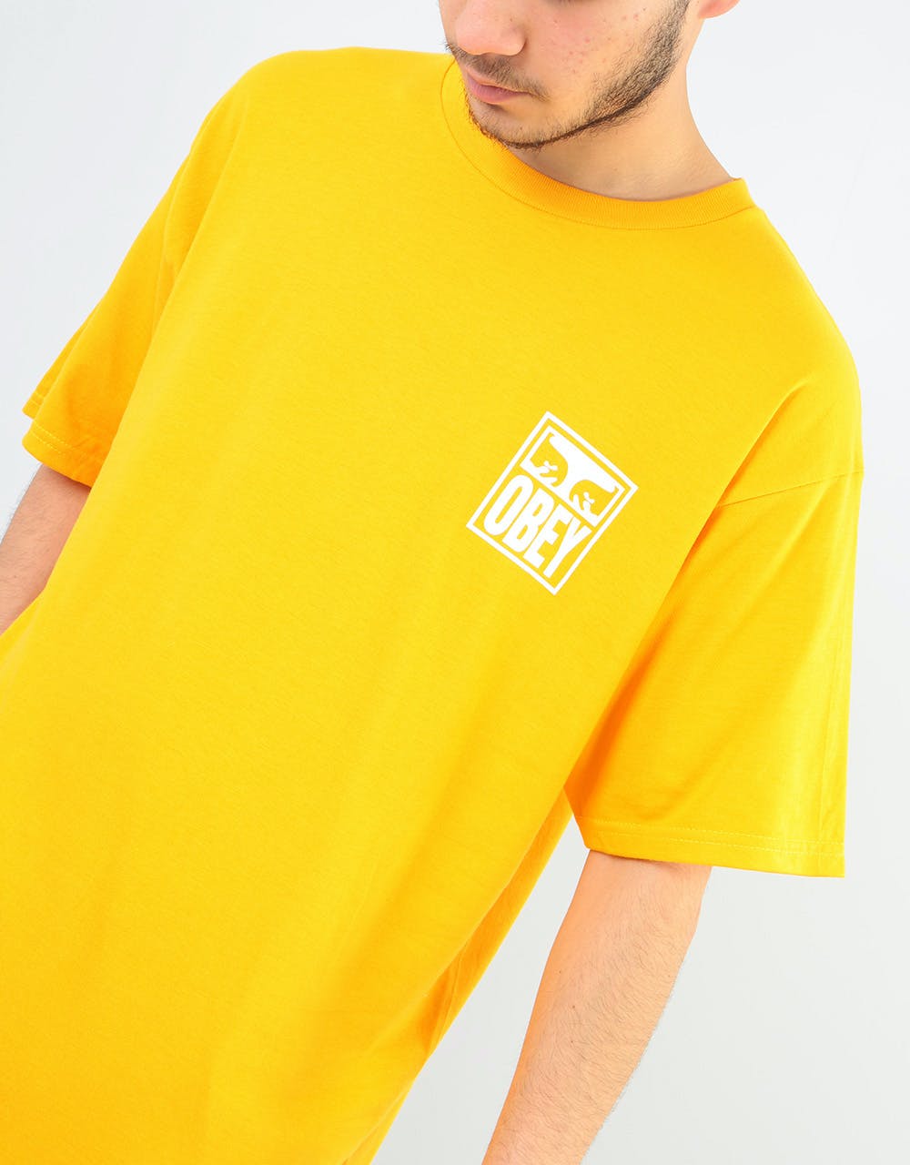 Obey Eyes Icon T-Shirt - Gold