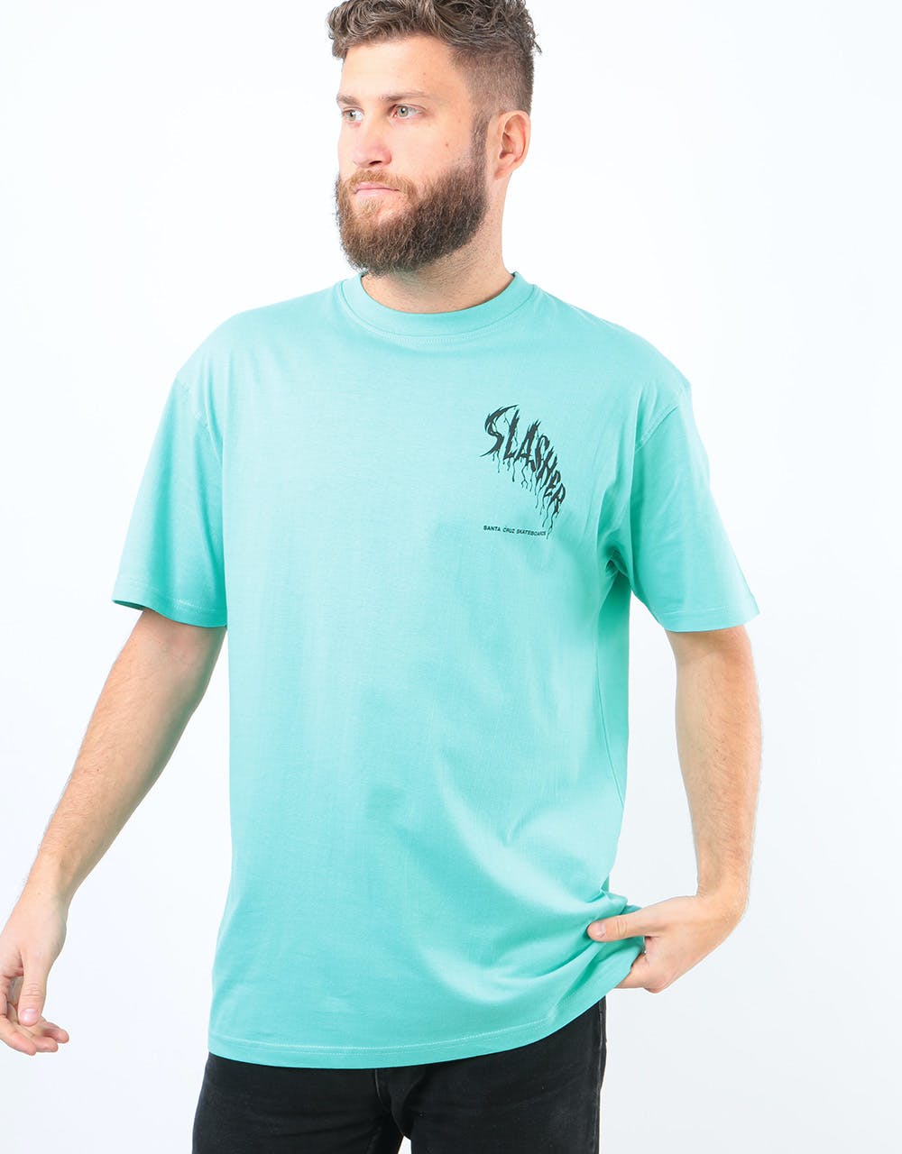 Santa Cruz Wave Slasher OGSC T-Shirt - Spearmint