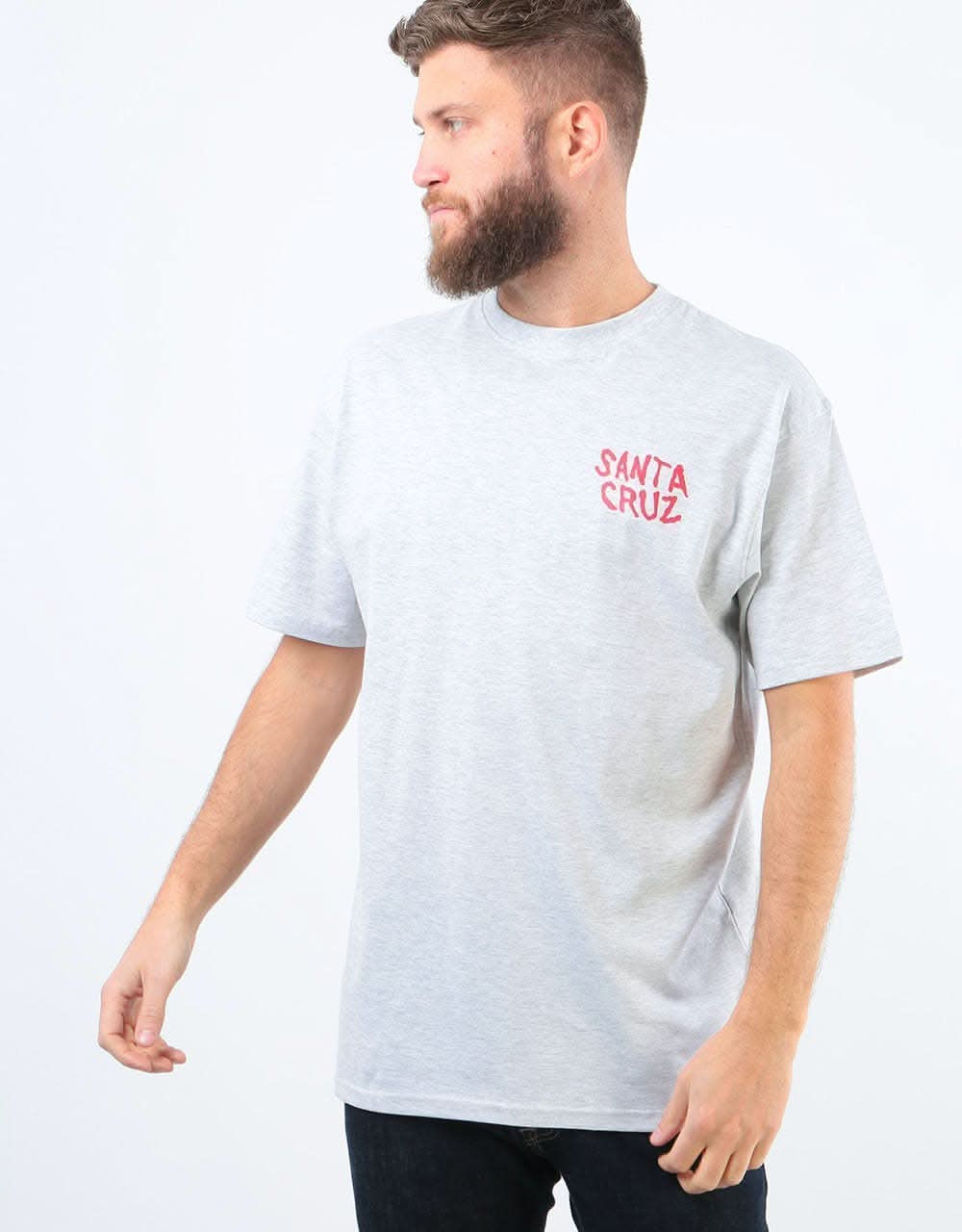 Santa Cruz Hand Wall OGSC T-Shirt - Athletic Heather