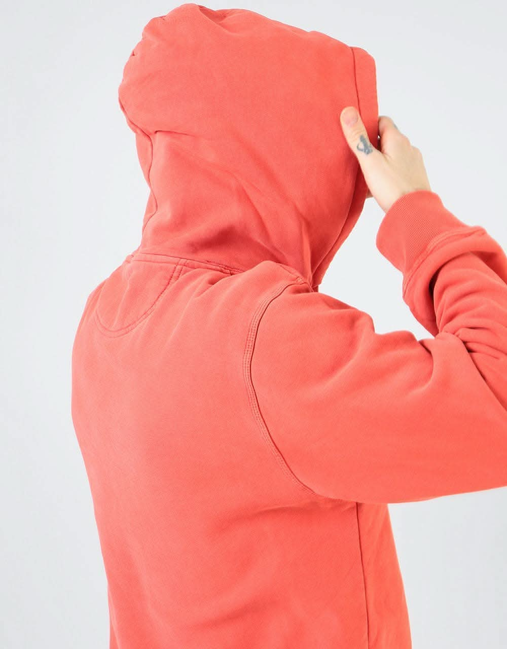 Stüssy Stock Logo Pullover Hoodie - Red