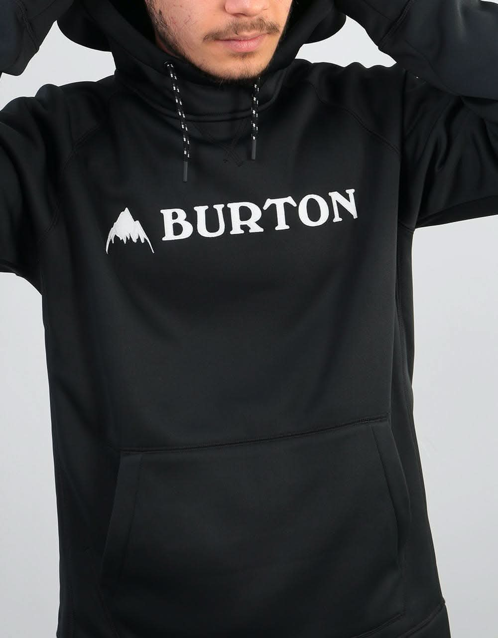 Burton Crown Bonded Pullover Hoodie - True Black