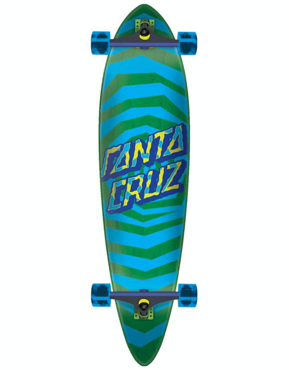 Santa Cruz Illusion Dot Pintail Longboard - 39" x 9.58"