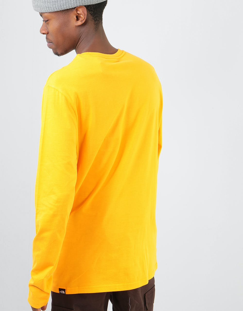 The North Face L/S Fine T-Shirt - Zinnia Orange
