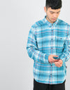 Patagonia Lightweight Fjord Flannel L/S Shirt - Turf: Break Up Blue