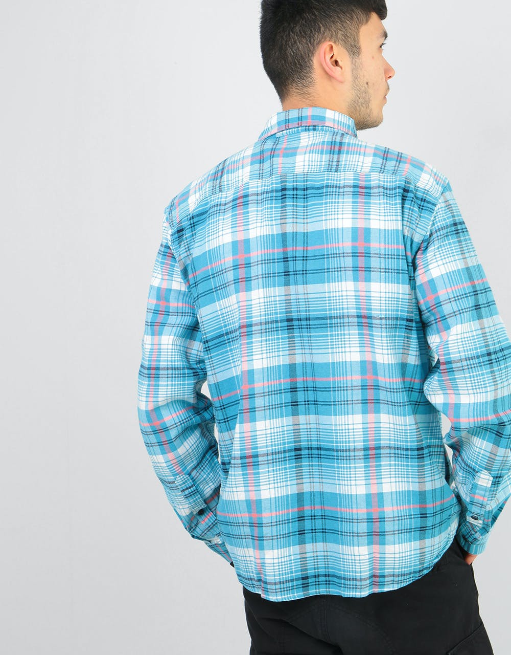 Patagonia Lightweight Fjord Flannel L/S Shirt - Turf: Break Up Blue