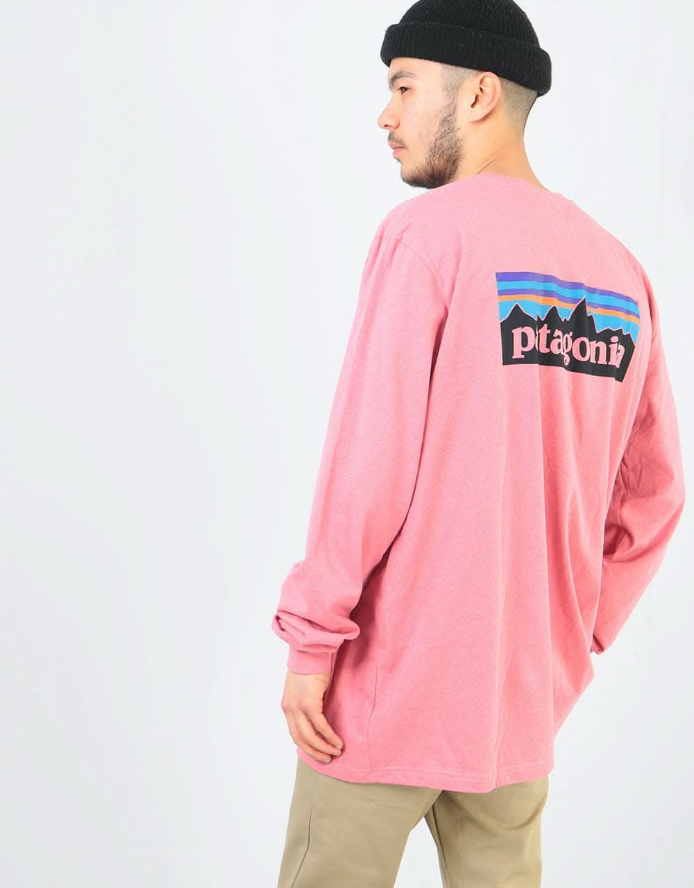 pink patagonia beanie