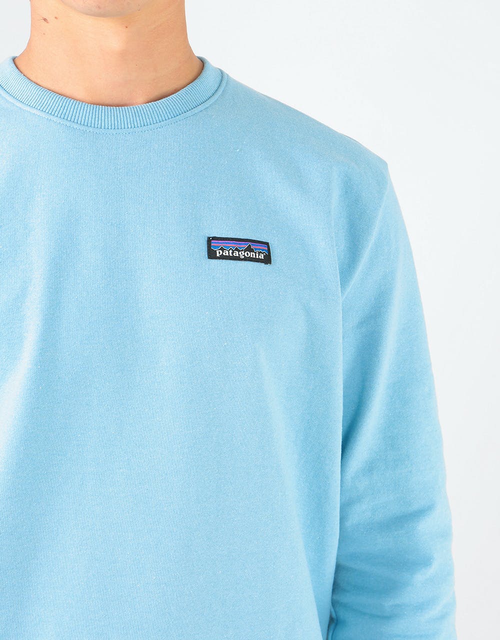 Patagonia P-6 Label Uprisal Crew Sweatshirt - Break Up Blue