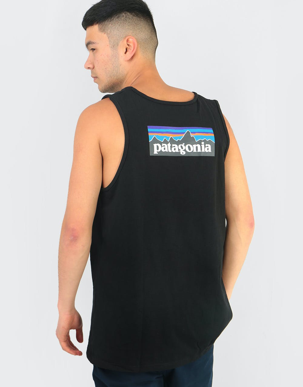 Patagonia P-6 Logo Responsibili-Tee® Tank - Black