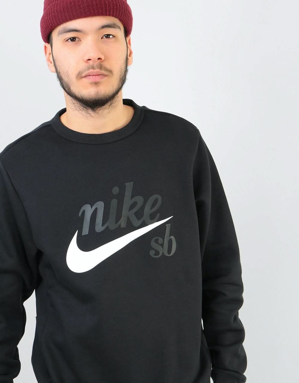 Nike SB Craft Icon Sweatshirt - Black/White