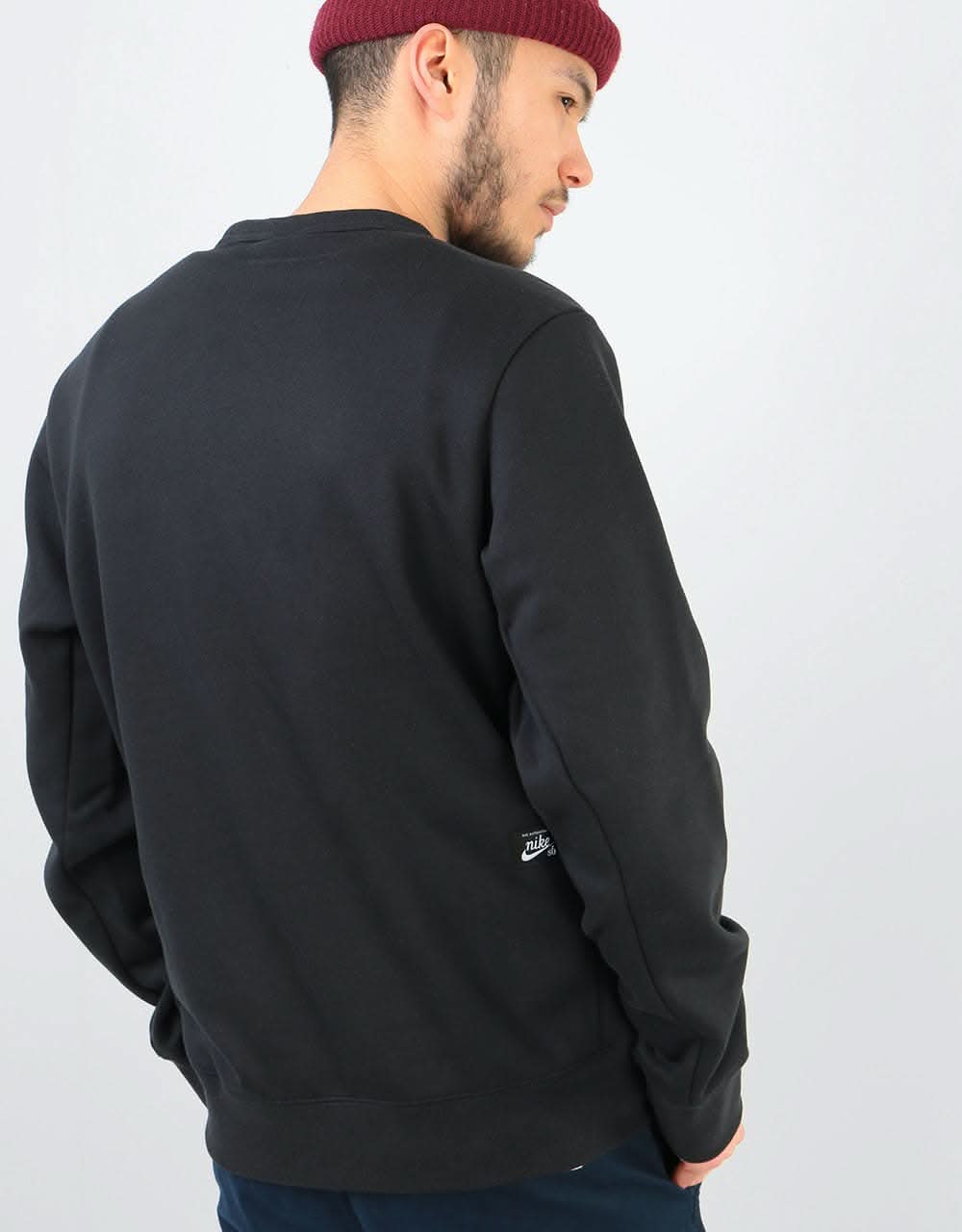 Nike SB Craft Icon Sweatshirt - Black/White
