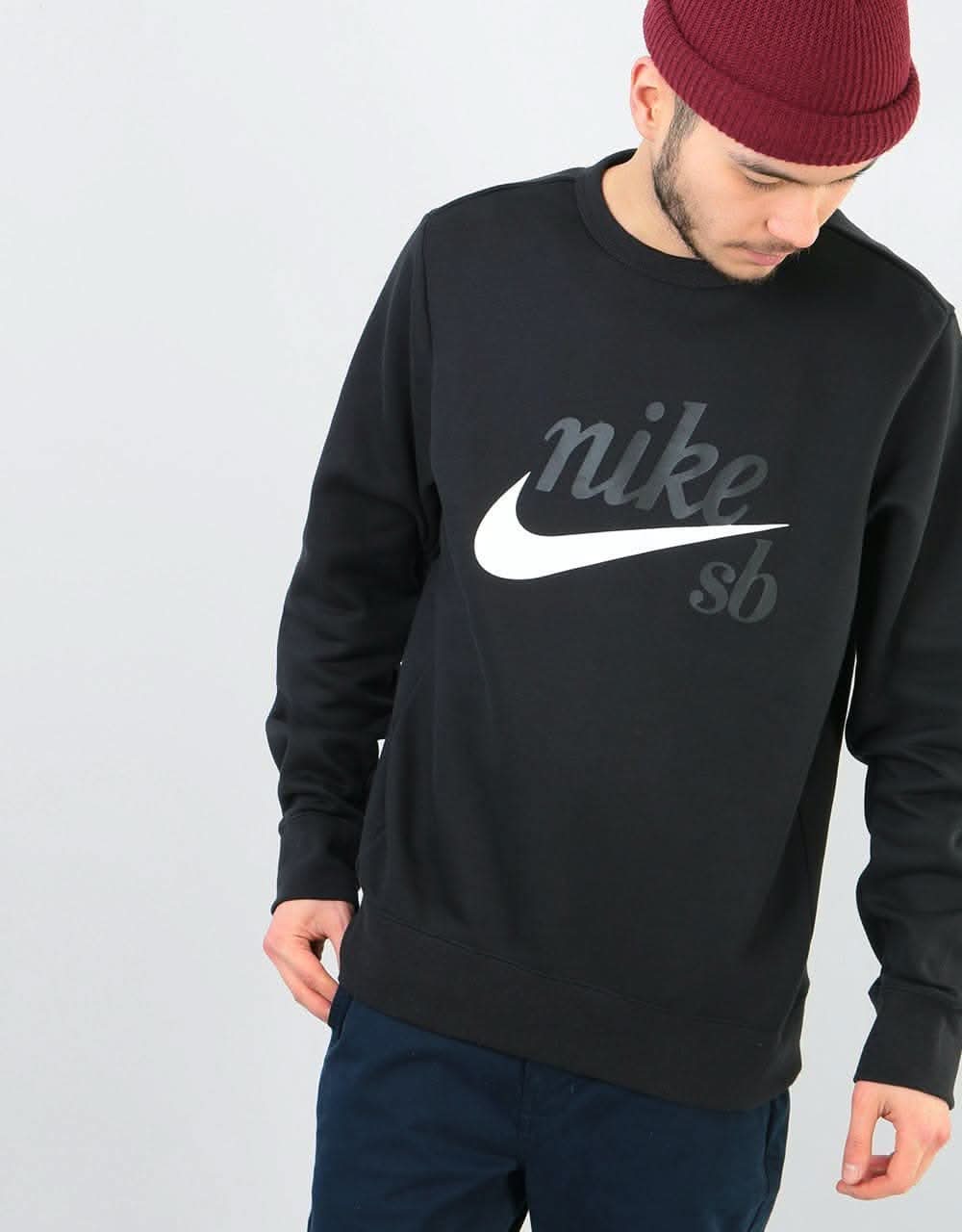 Nike SB Craft Icon Sweatshirt - Black/White