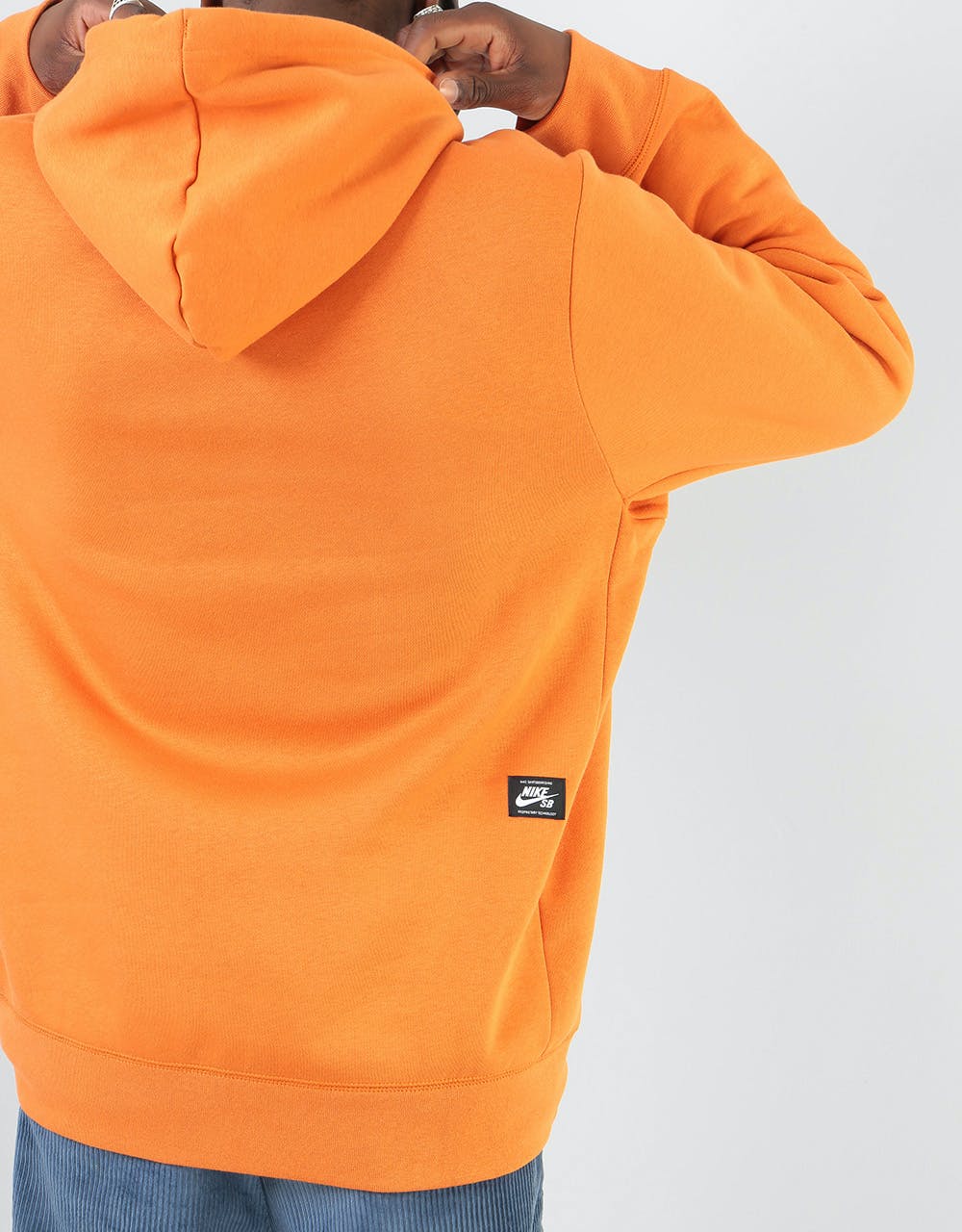Nike SB Icon Essential Pullover Hoodie - Cinder Orange/Obsidian