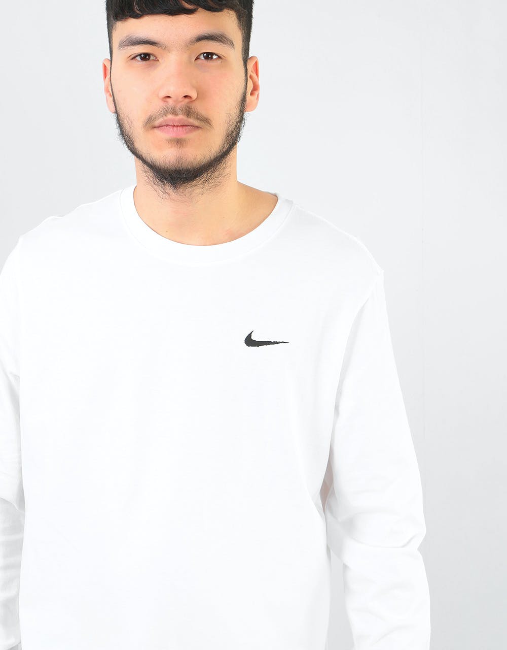 Nike SB Snake L/S T-Shirt - White/Black