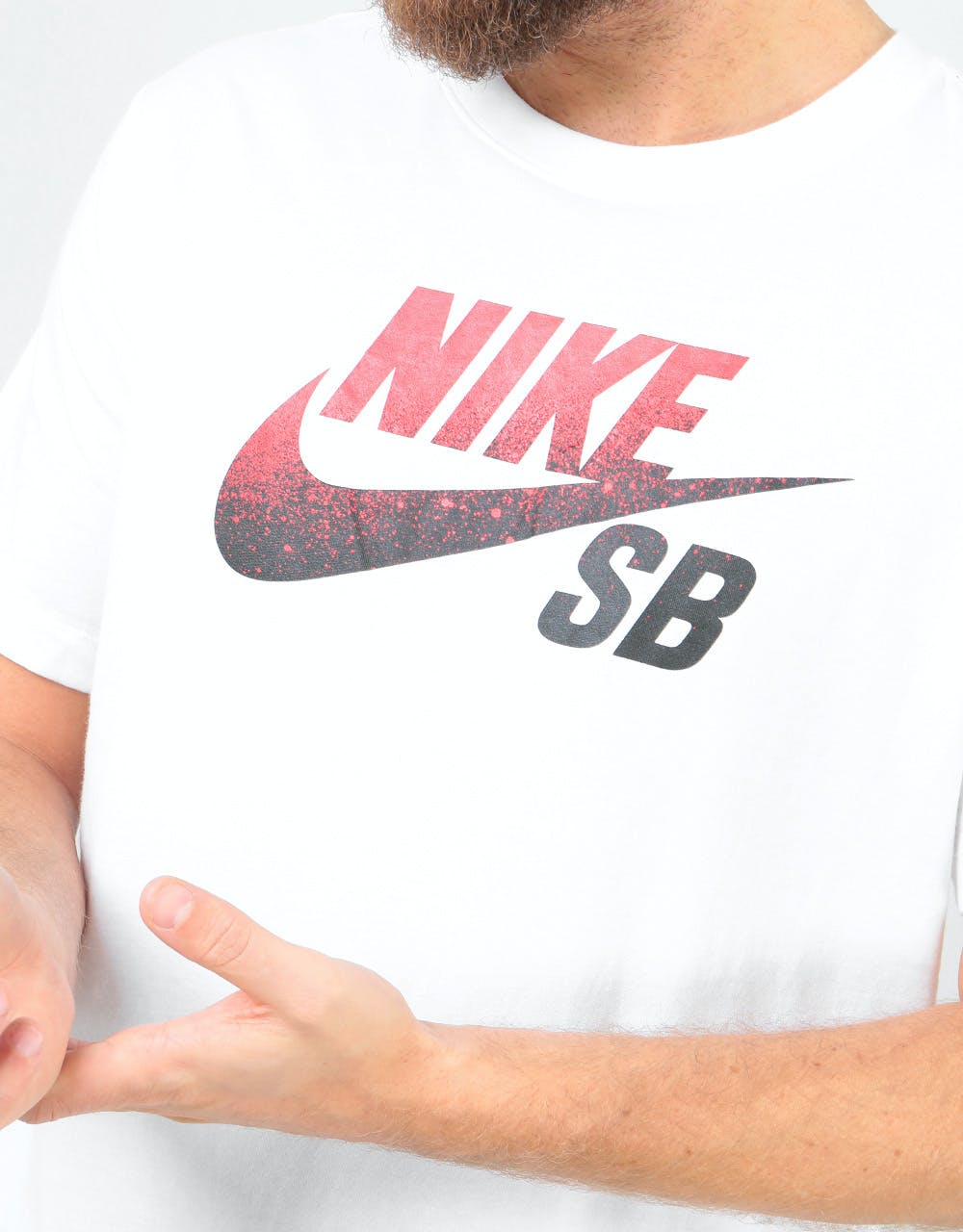 Nike SB x NBA DFCT Logo Dri-Fit T-Shirt - White/Black/University Red