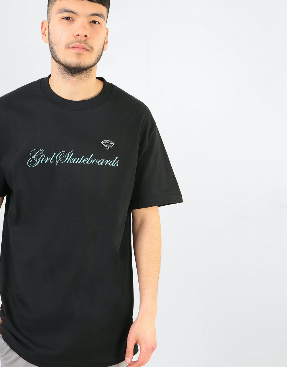 Girl x Diamond Supply Co. Script T-Shirt - Black