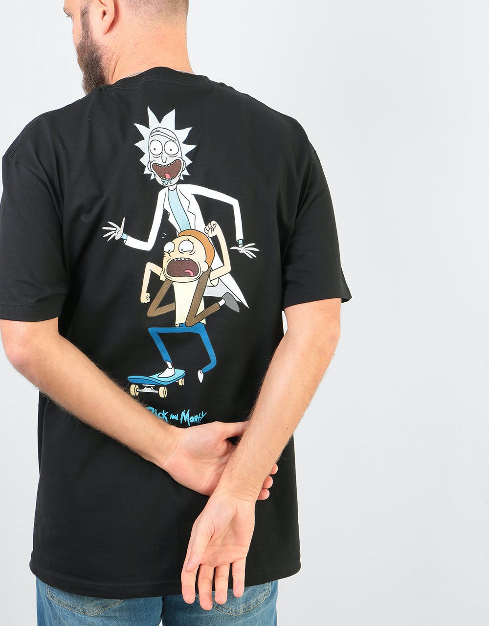 Primitive x Rick & Morty Classic P R&M Skate T-Shirt - Black