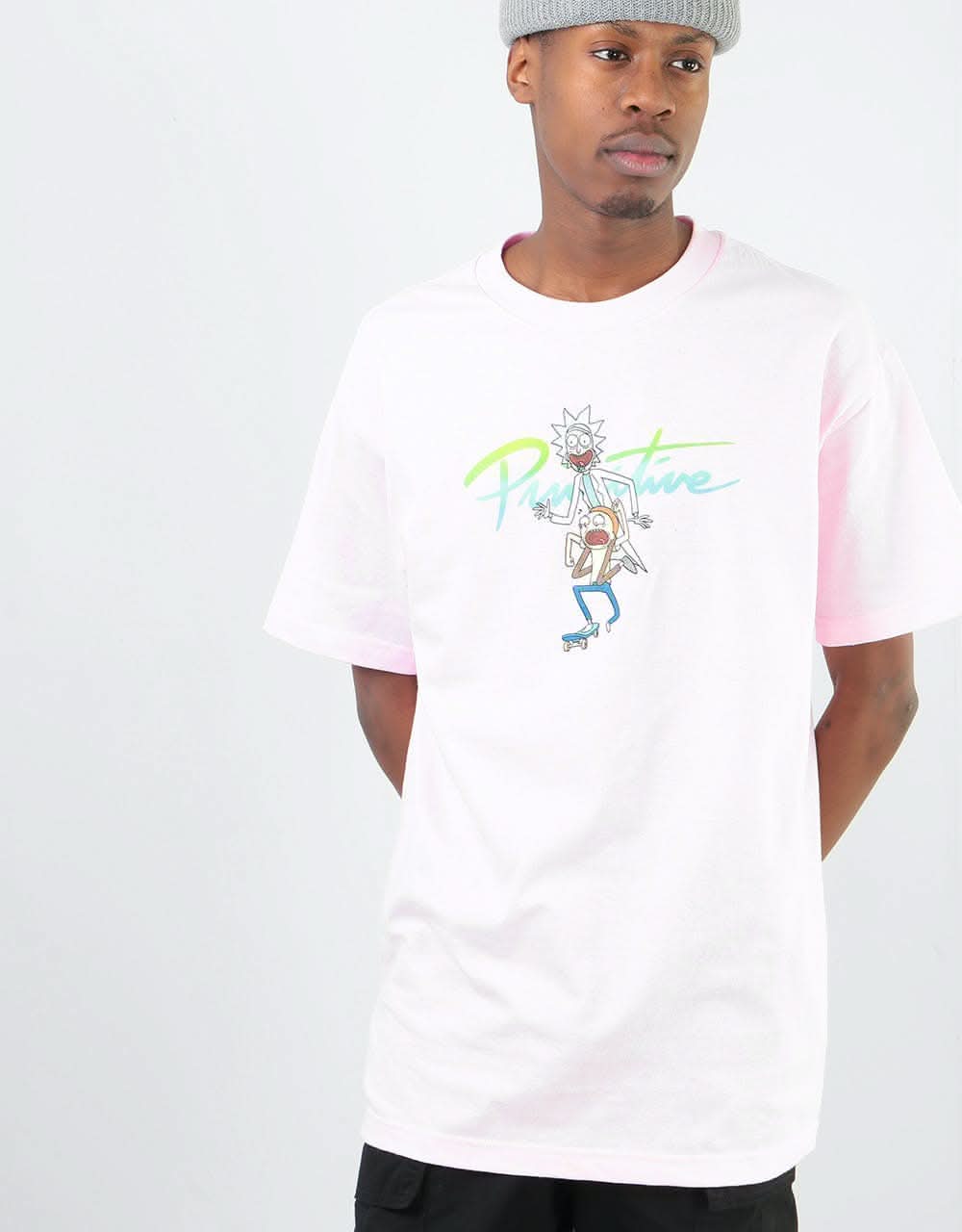 Primitive x Rick & Morty Nuevo R&M Skate T-Shirt - Pink