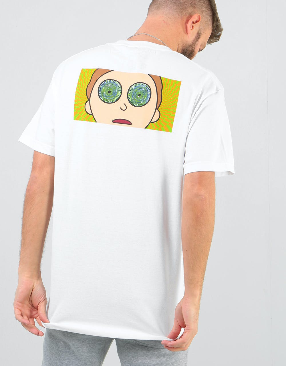 Primitive x Rick & Morty Morty Hypno Eyes T-Shirt - White