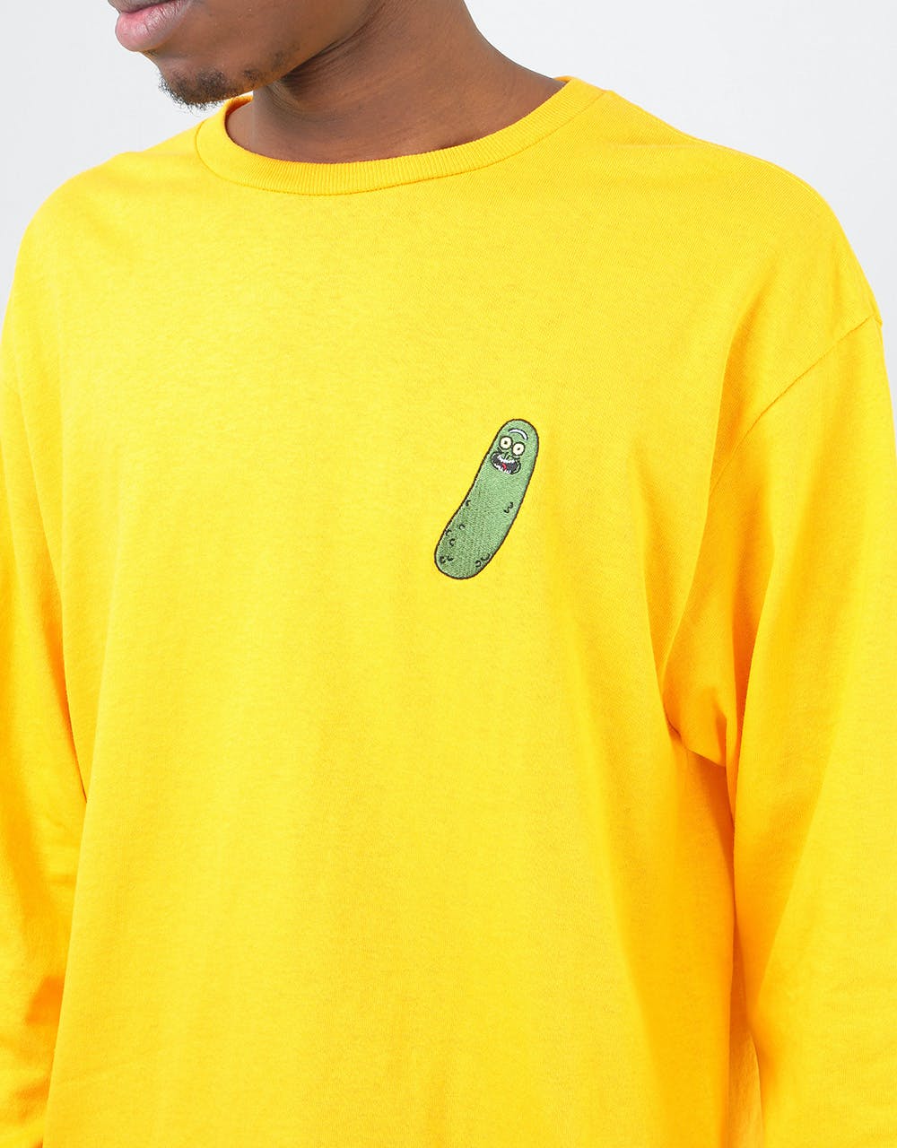 Primitive x Rick & Morty Pickle Rick L/S T-Shirt - Gold