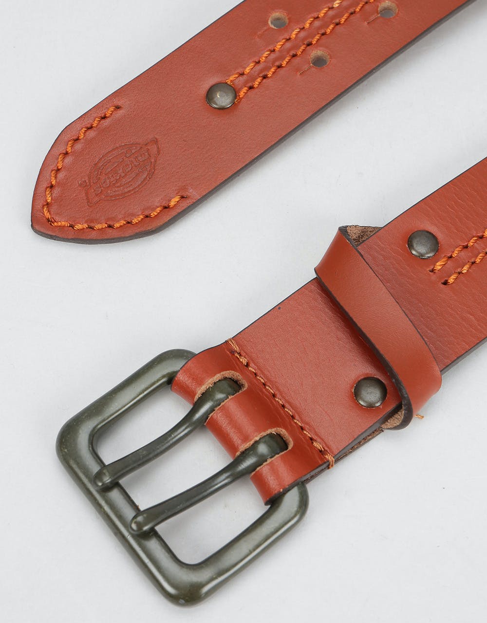 Dickies Bluefield Leather Belt - Brown