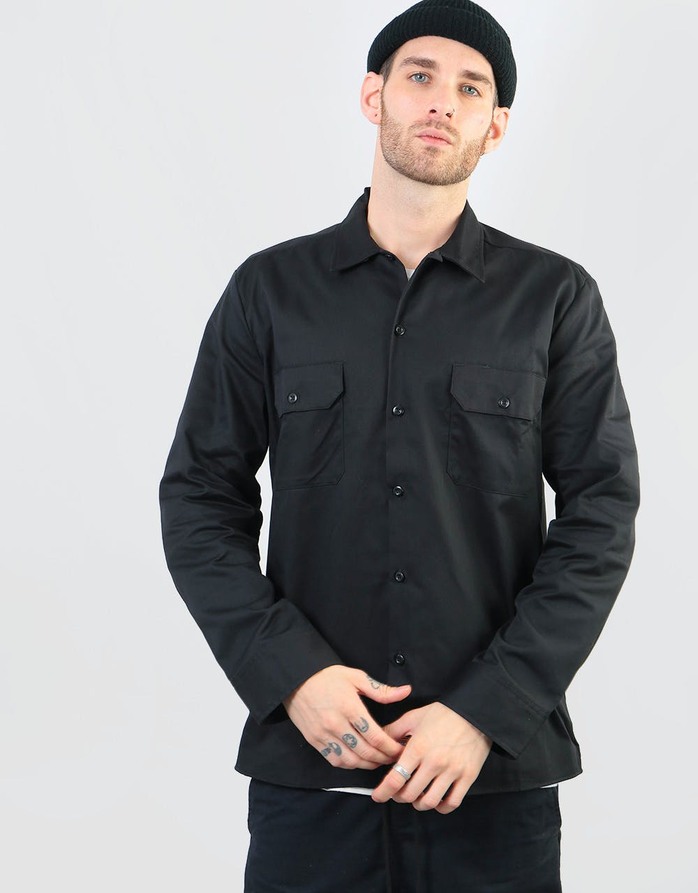 Dickies L/S Slim Shirt - Black