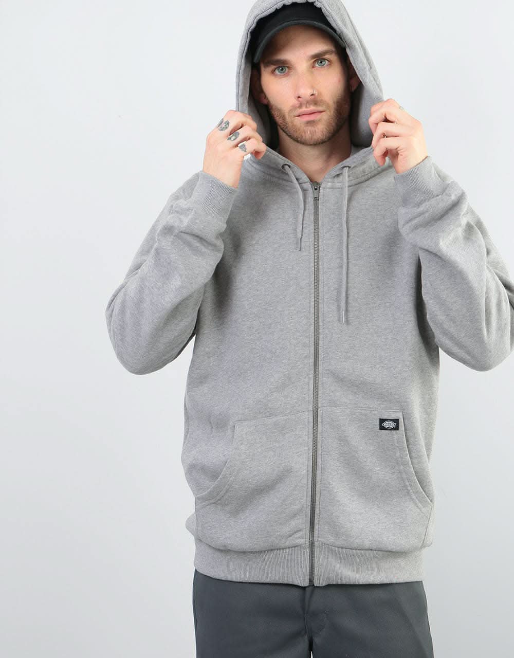 Dickies Kingsley Hoodie - Dark Grey Melange
