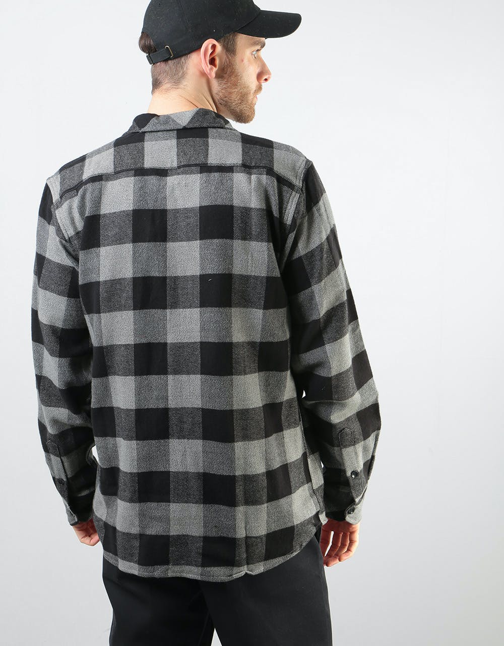 Dickies Long Sleeve Sacramento Shirt - Dark Grey Melange