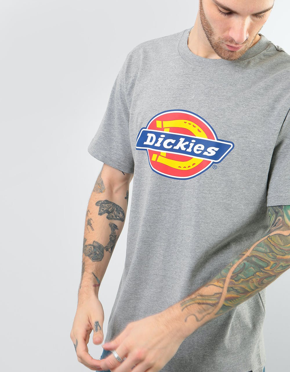 Dickies Horseshoe T-Shirt - Dark Grey Melange