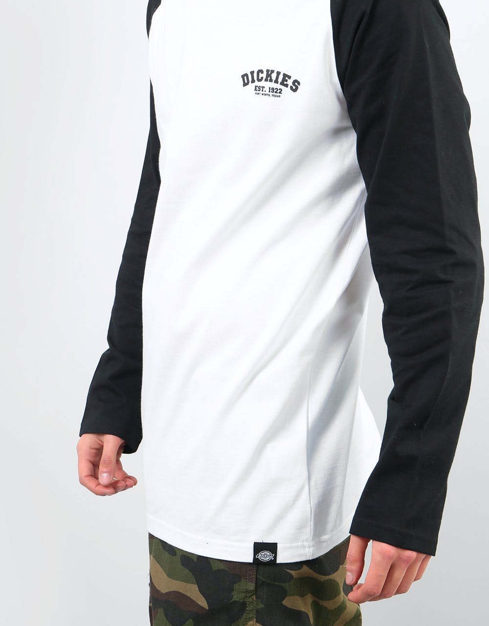 Dickies L/S Baseball T-Shirt - Black