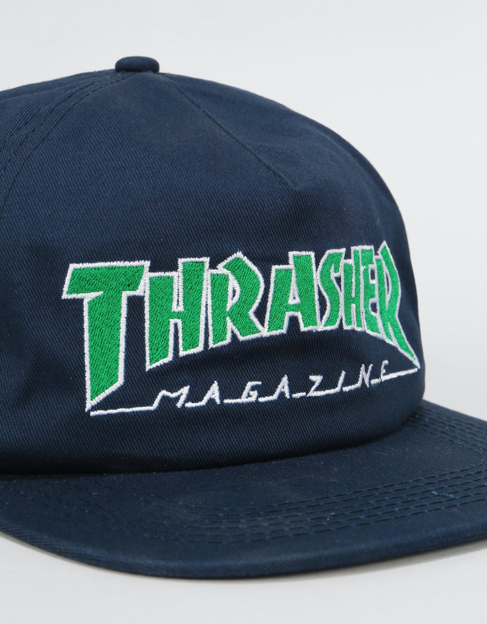Thrasher Outlined Snapback Cap - Navy