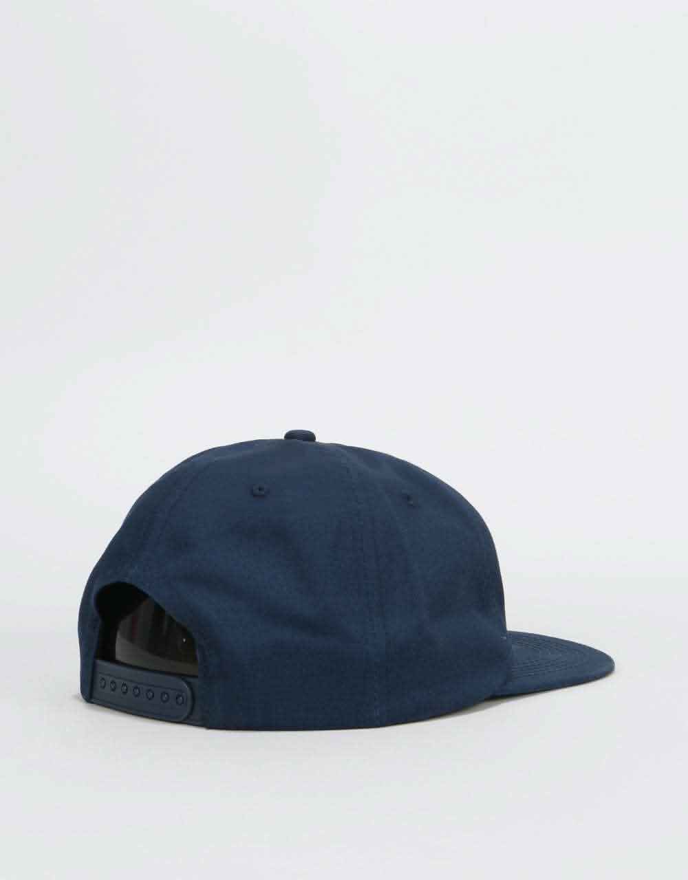 Thrasher Outlined Snapback Cap - Navy