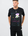 Diamond L'Amour Diamond T-Shirt - Black
