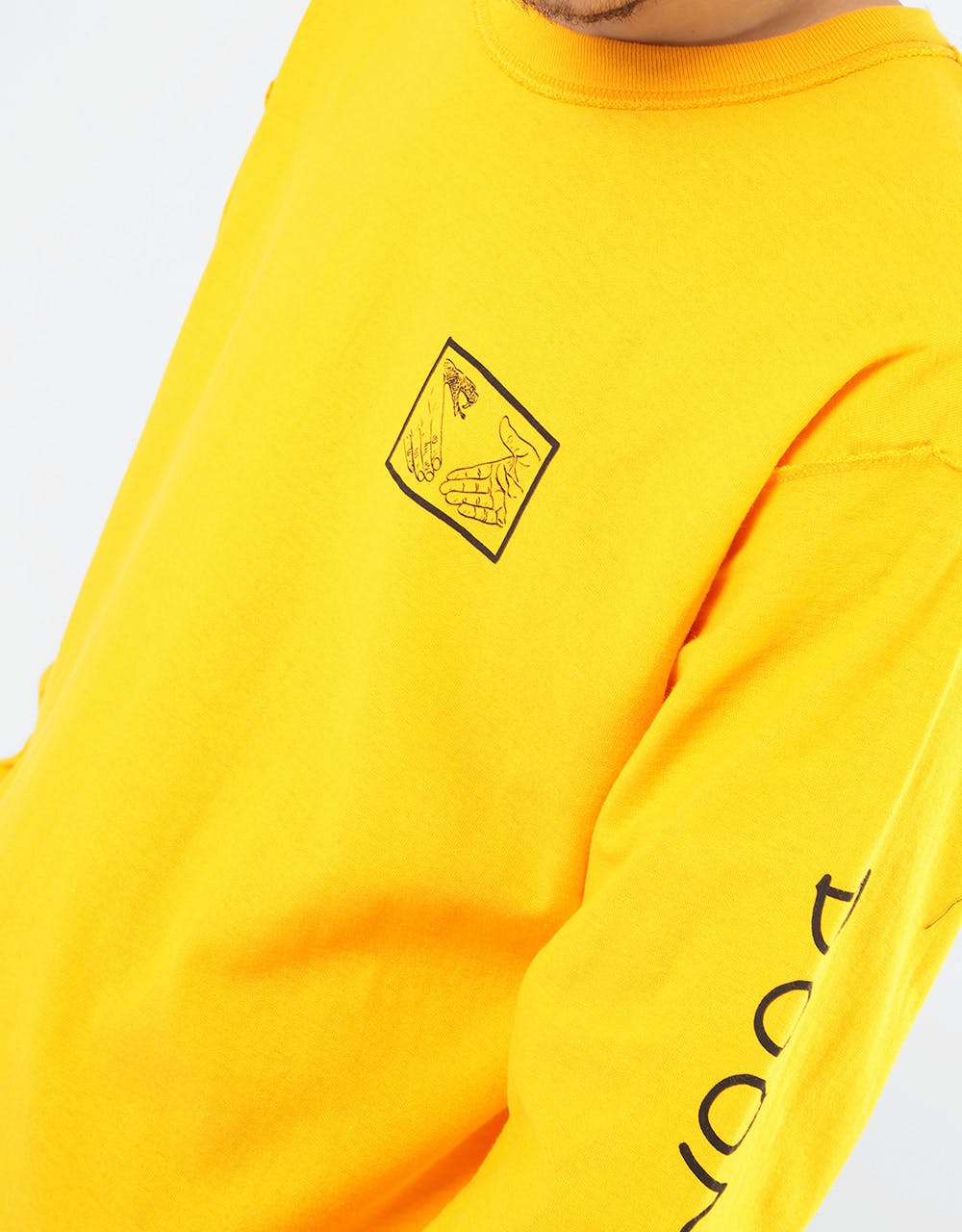 Doom Sayers Inside Out Snake Shake L/S T-Shirt - Yellow