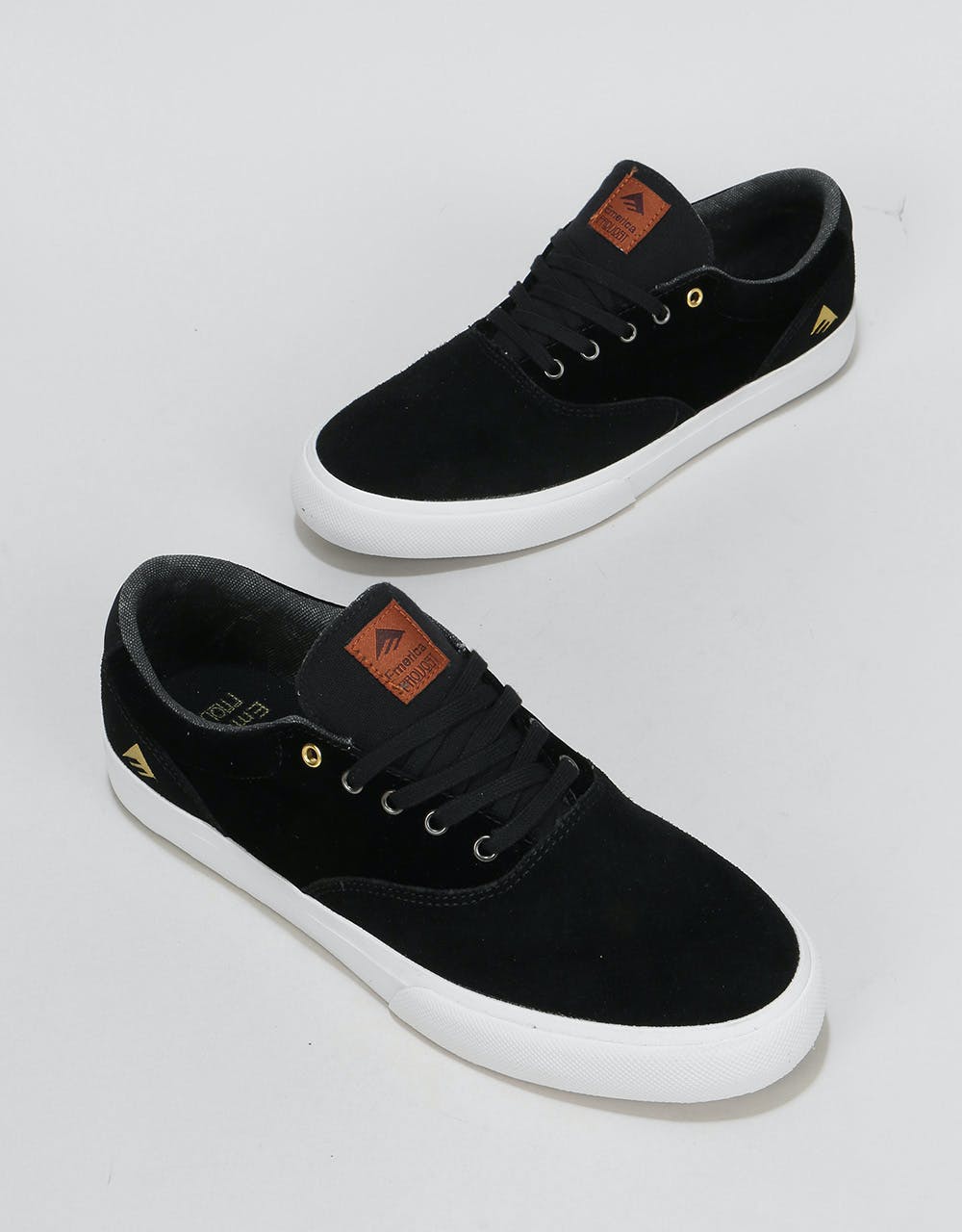 Emerica Provost Slim Vulc Skate Shoes - Black/White/Gum