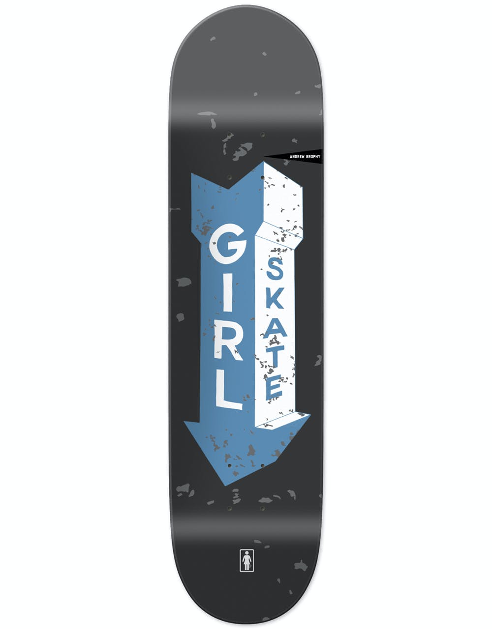 Girl Brophy Sign Painter Skateboard Deck - 8.125"