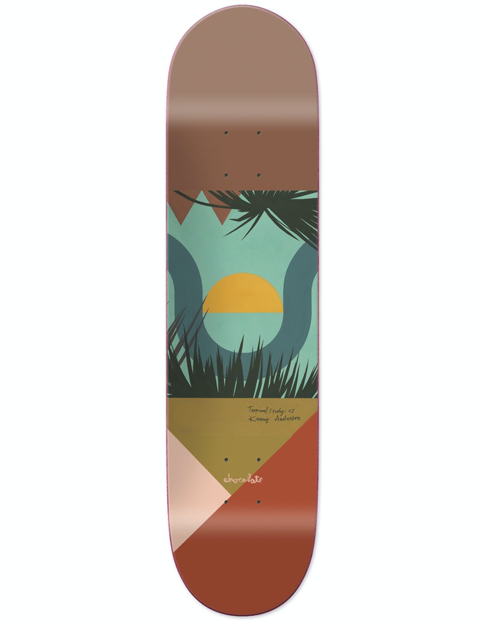 Chocolate Anderson Hecox Tropical Studies Skateboard Deck - 8.125"