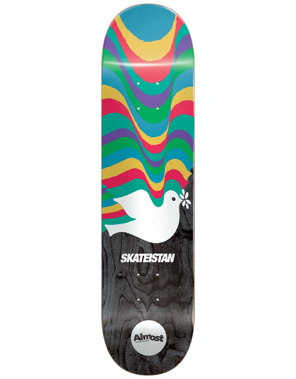 Almost Skateistan Skateboard Deck - 7.75"