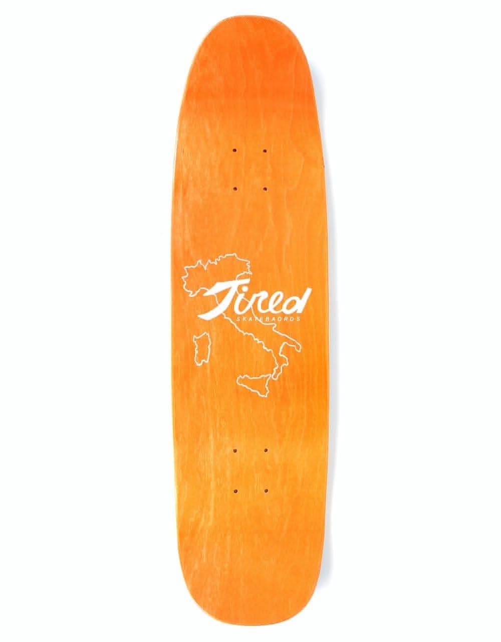 Tired Uppercase 'Chuck' Skateboard Deck - 8.625"