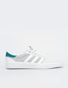 adidas Lucas Premiere Skate Shoes - White/Solid Grey/Real Teal