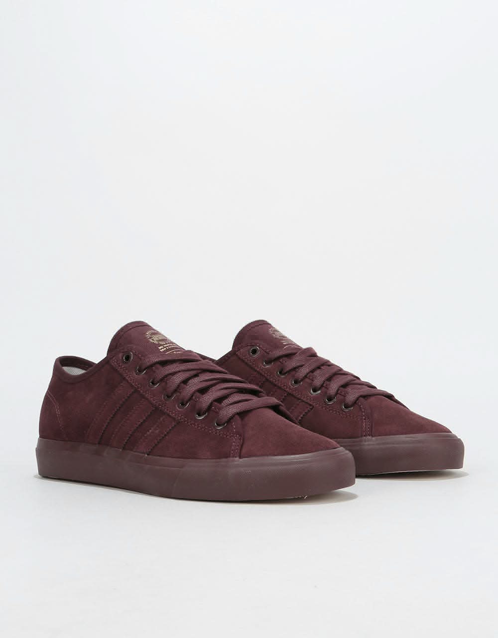 Adidas Matchcourt RX Skate Shoes - Black/Hi-Res Red/Gold Metallic