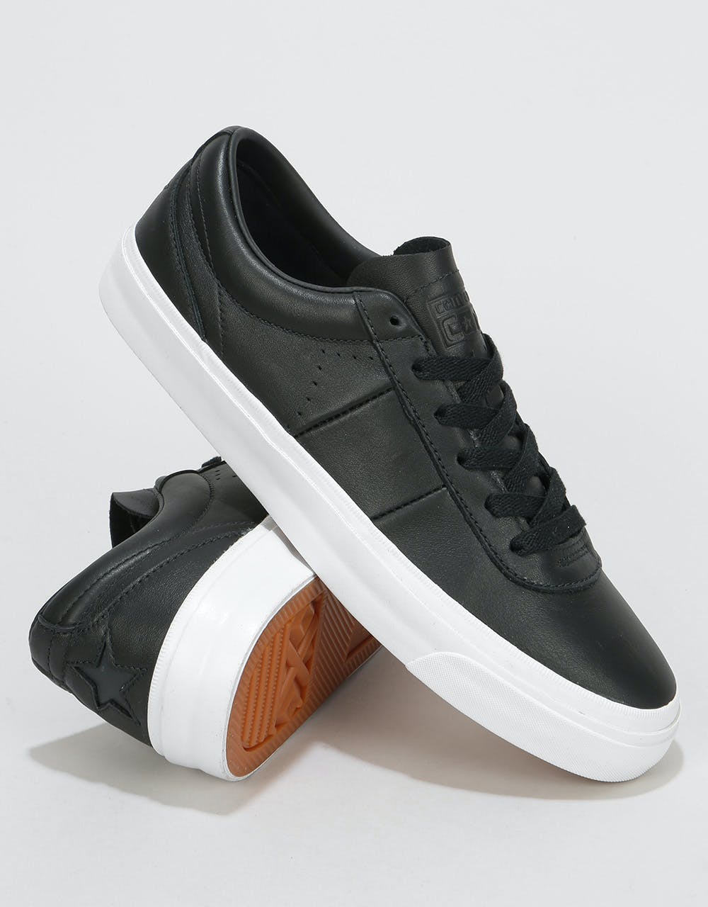 Converse One Star CC Pro Ox Skate Shoes - Black/Black/White